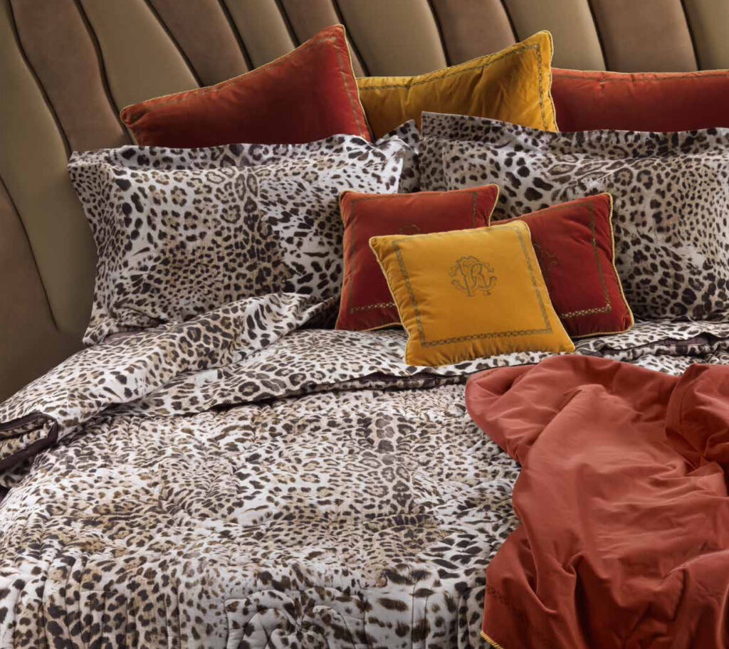 Cavalli Bed linen distributed by NOMO